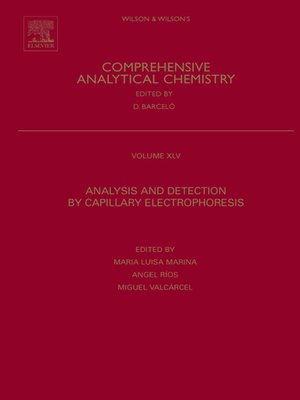 cover image of Analysis and Detection by Capillary Electrophoresis